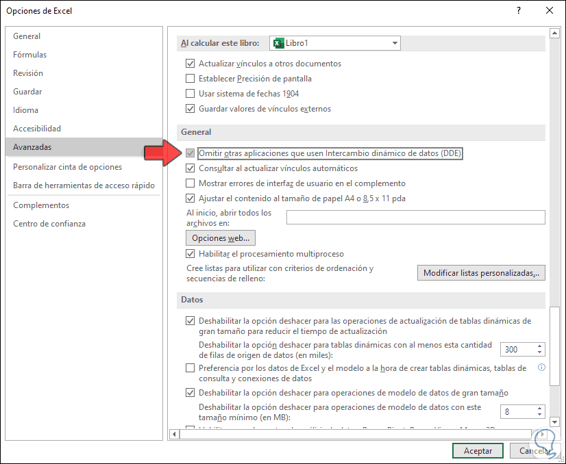 SOLUCION No hay memoria suficiente para completar esta acción Excel
