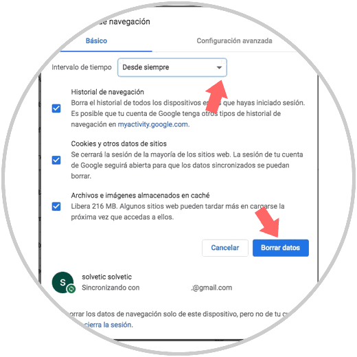 Borrar historial de Google Chrome automáticamente 2021 ️ Solvetic