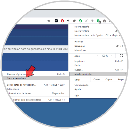 Crear acceso directo Gmail Windows 10 Solvetic