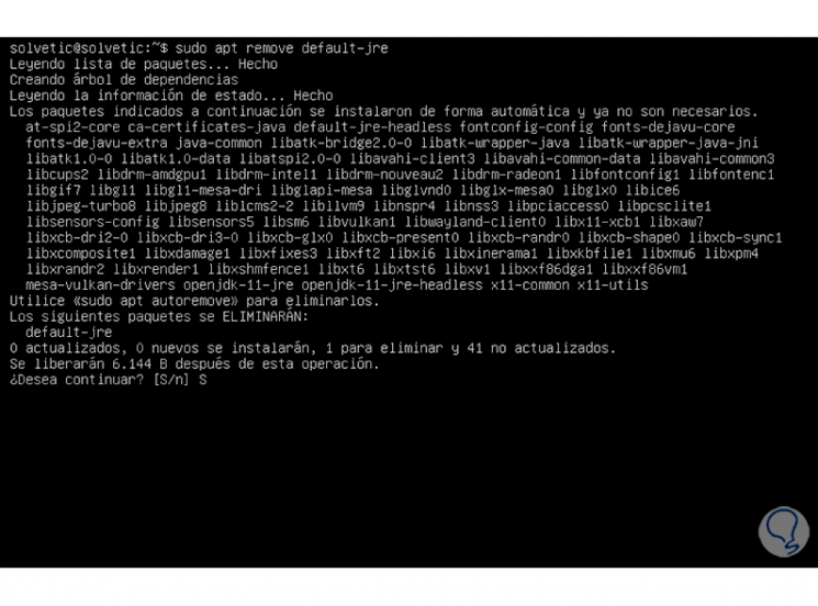 Desinstalar JAVA en Linux Solvetic