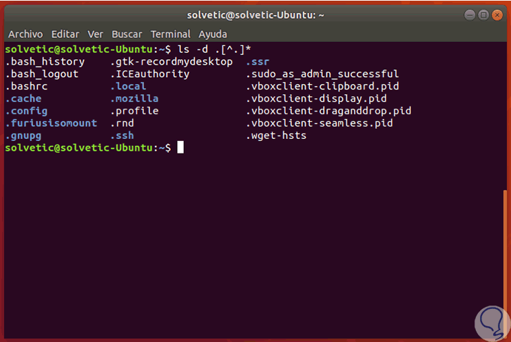 linux ls