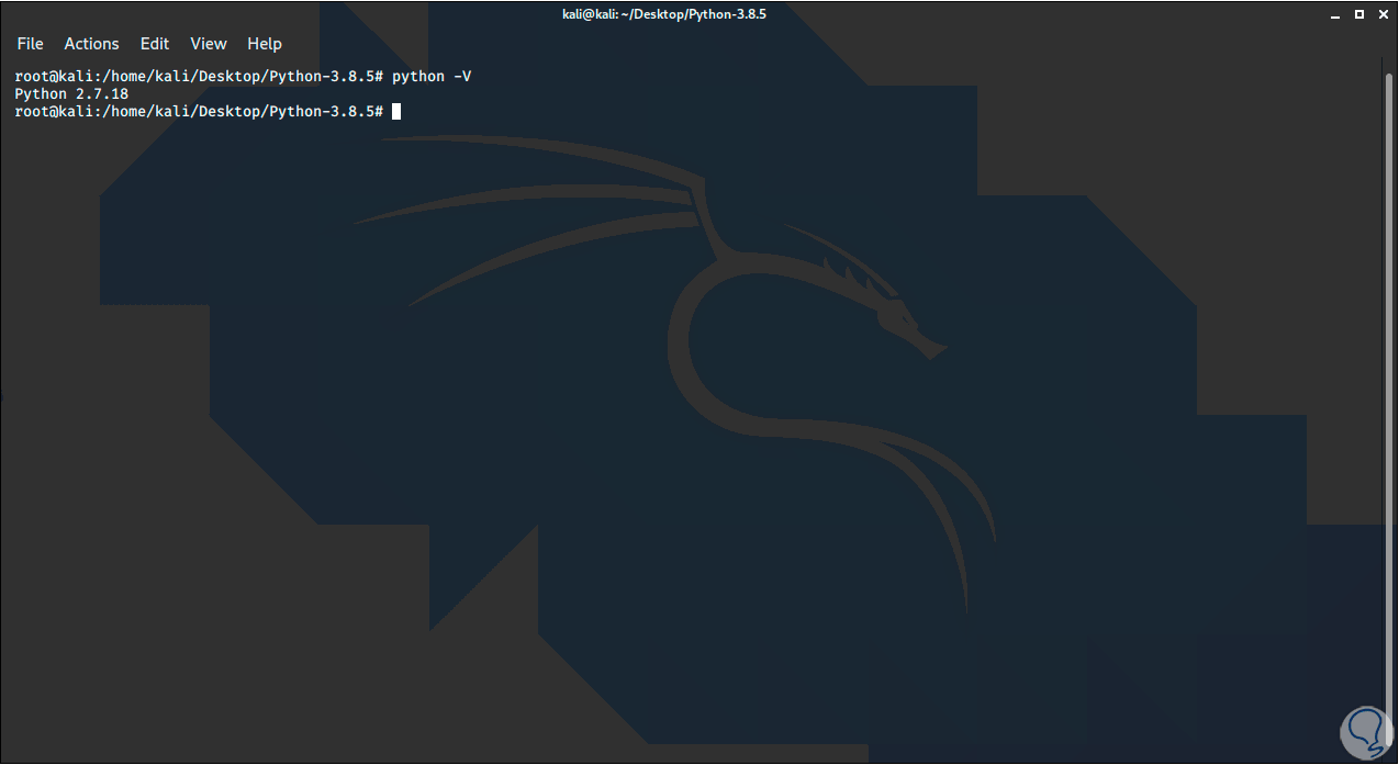 Instalar Python Kali Linux 2020 Solvetic