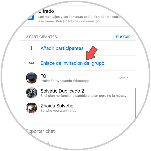 Cómo compartir ENLACE grupo de WhatsApp iPhone Link