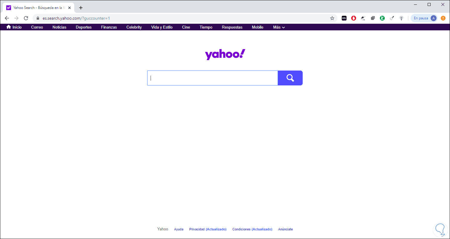 Cómo QUITAR YAHOO como buscador ️ Google Chrome Solvetic