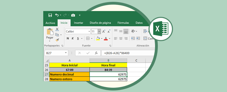 Cómo calcular tiempo Excel 24 horas con minutos y segundos Solvetic