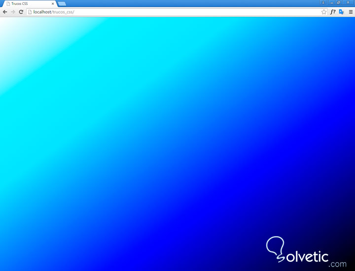 Crear gradientes con CSS Solvetic