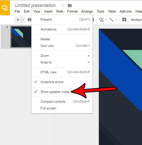 How to Hide the Speaker Notes in Google Slides Solve Your Tech