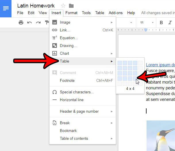 How to Create Tables in Google Docs Solve Your Tech