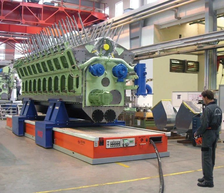 Air film movers Air cushion systems for moving heavy loads Solving