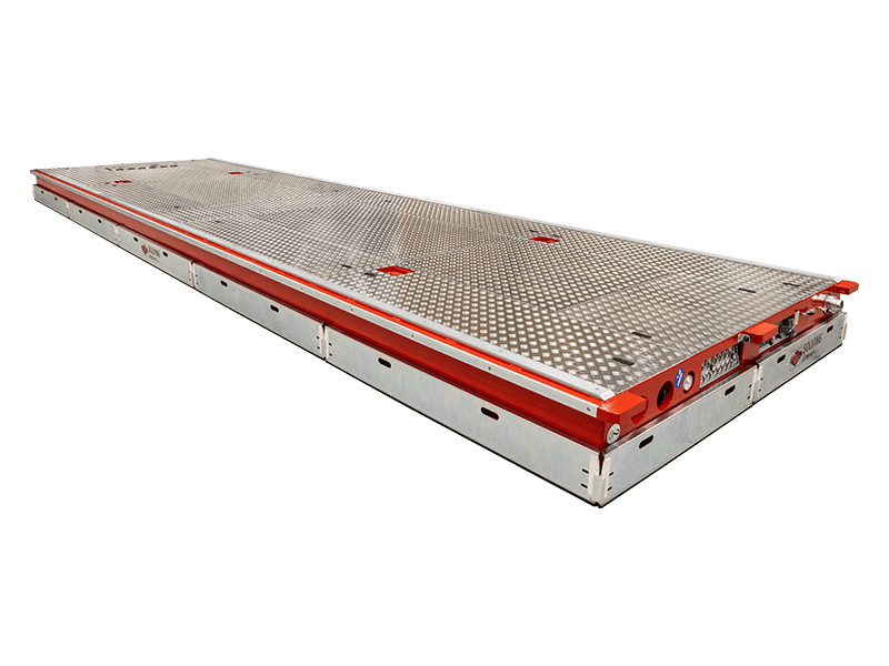 A Solving Air Film Mover is chosen for the smooth production of 60ton