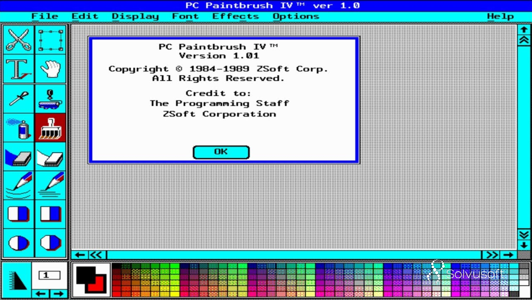 Was ist PC Paintbrush? (von ZSoft Corporation)