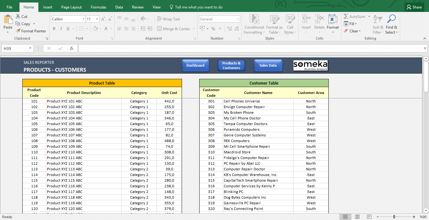 Sales Dashboard Template Professional Reporting for Sales Managers