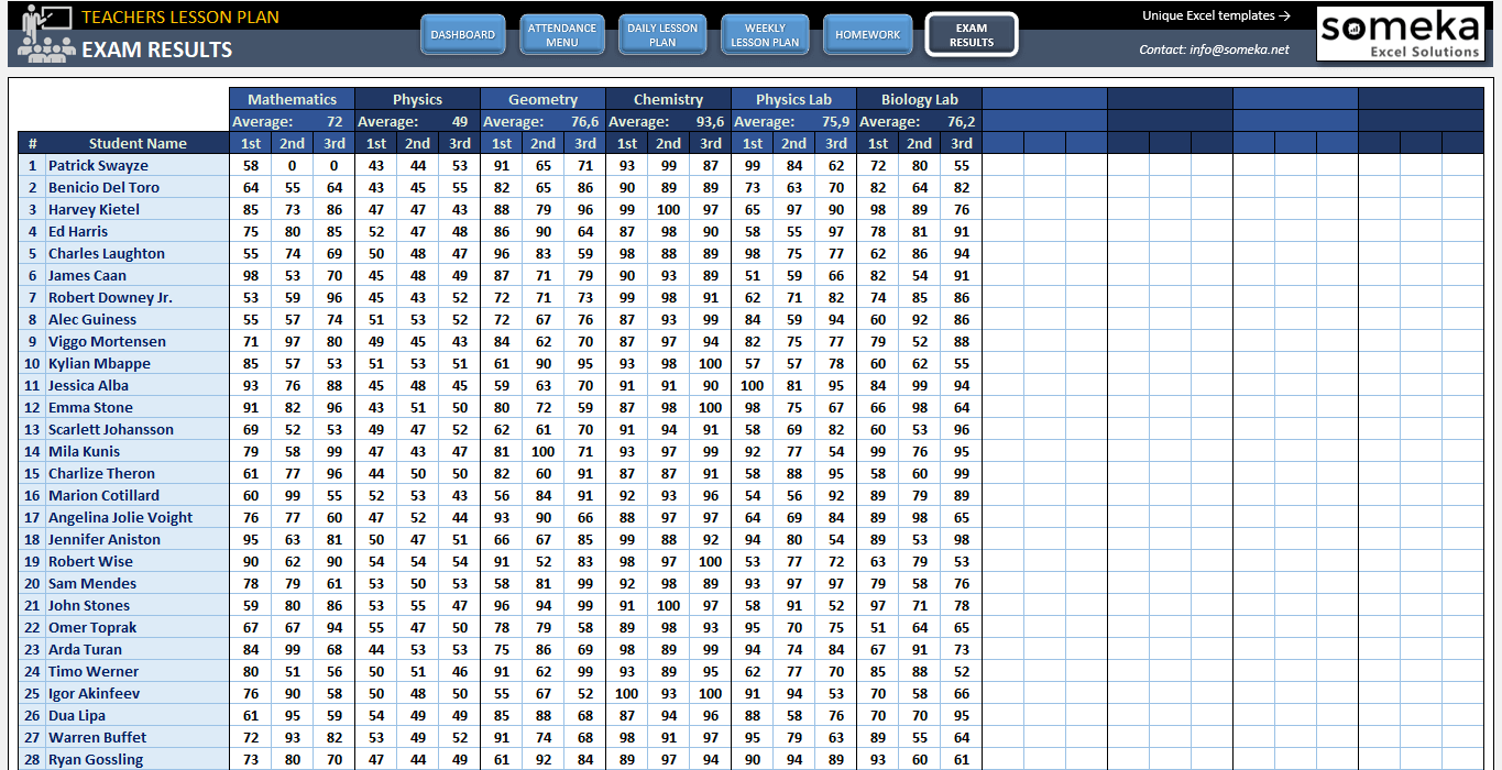 Teacher Lesson Plan Template Free Lesson Plan for Teachers in Excel