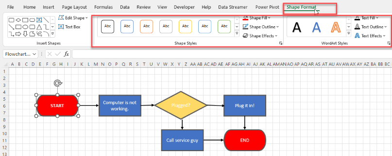 How To Create A Flowchart In Excel | TUTORIAL VIDEO included