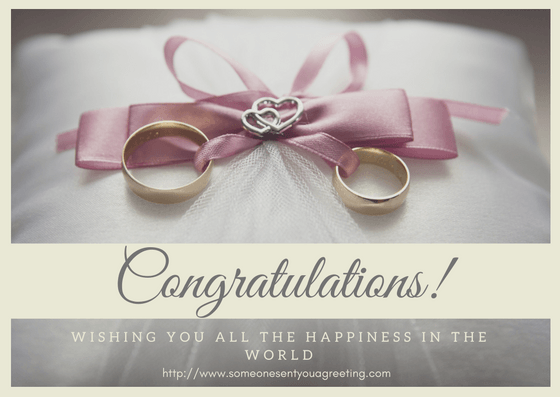 Wedding Congratulations eCards Someone Sent You A Greeting