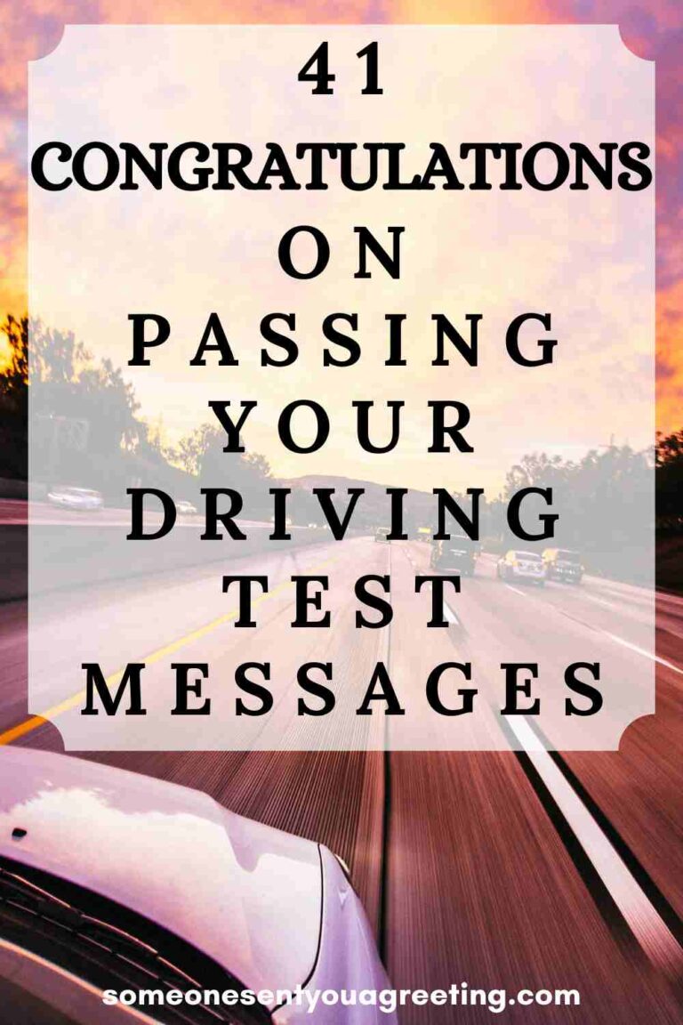 45+ Congratulations on Passing your Driving Test Messages Someone