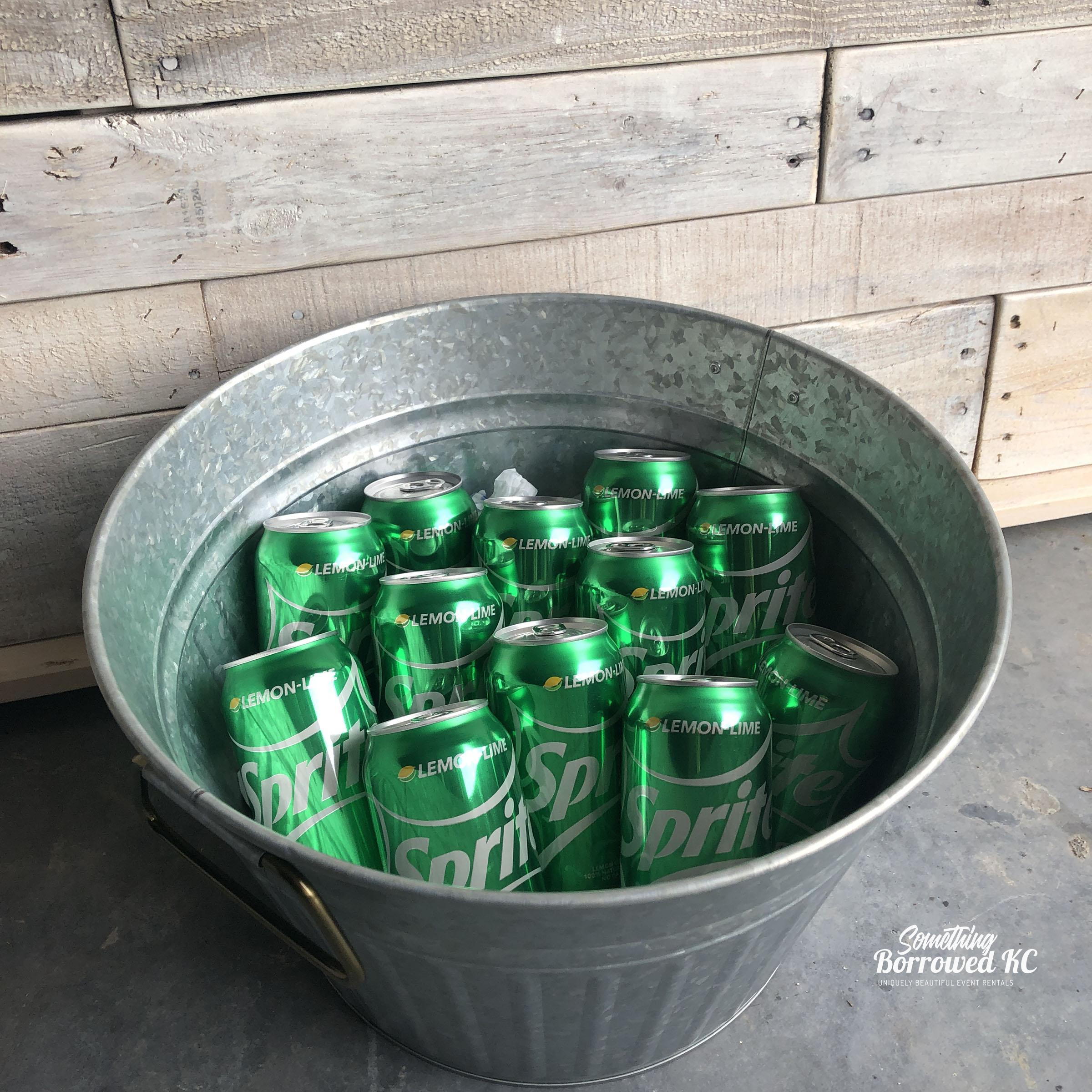 Galvanized Metal Tubs4 Something Borrowed KC