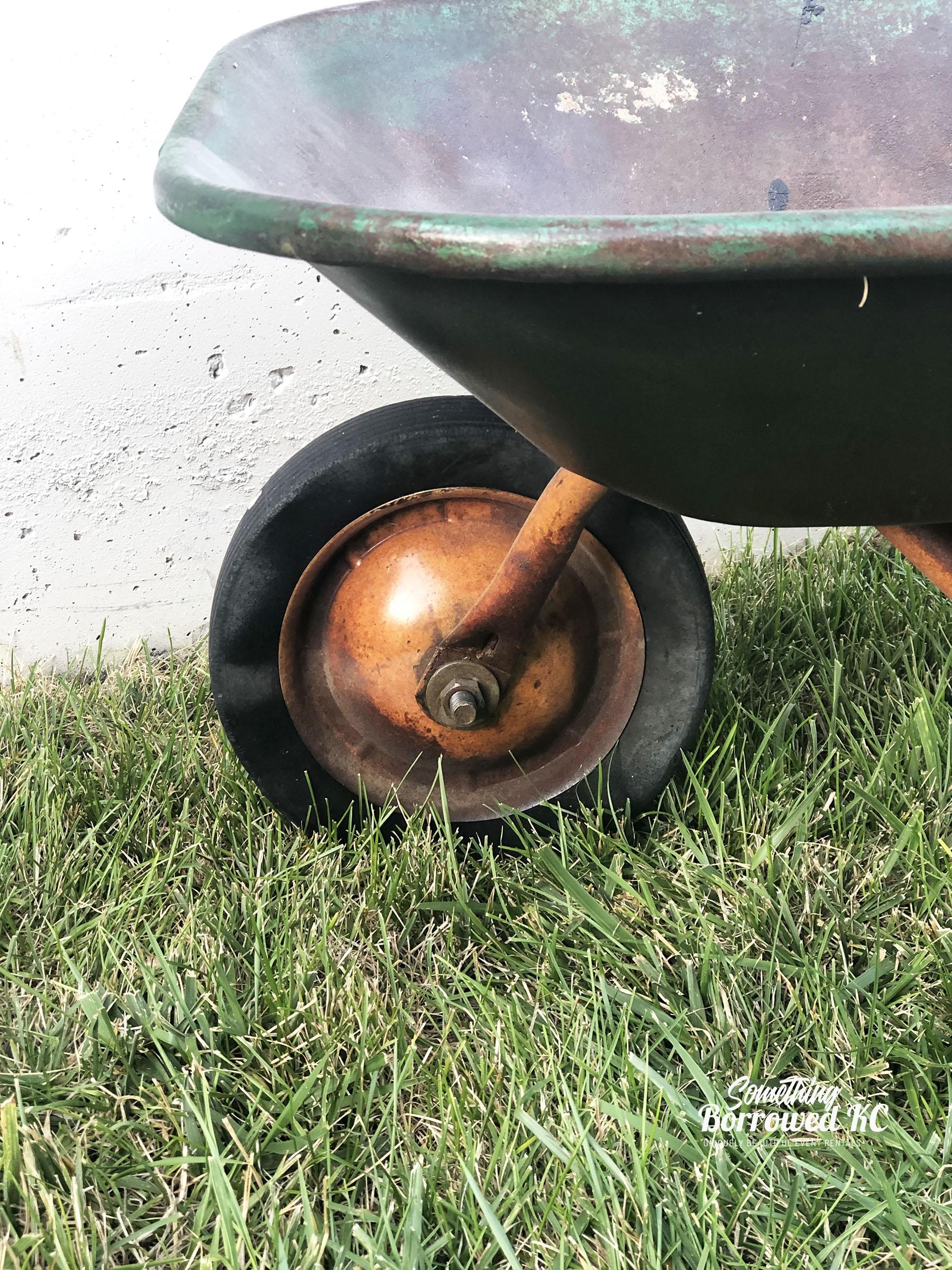 Rustic Wheelbarrow Beverage Tub10 Something Borrowed KC