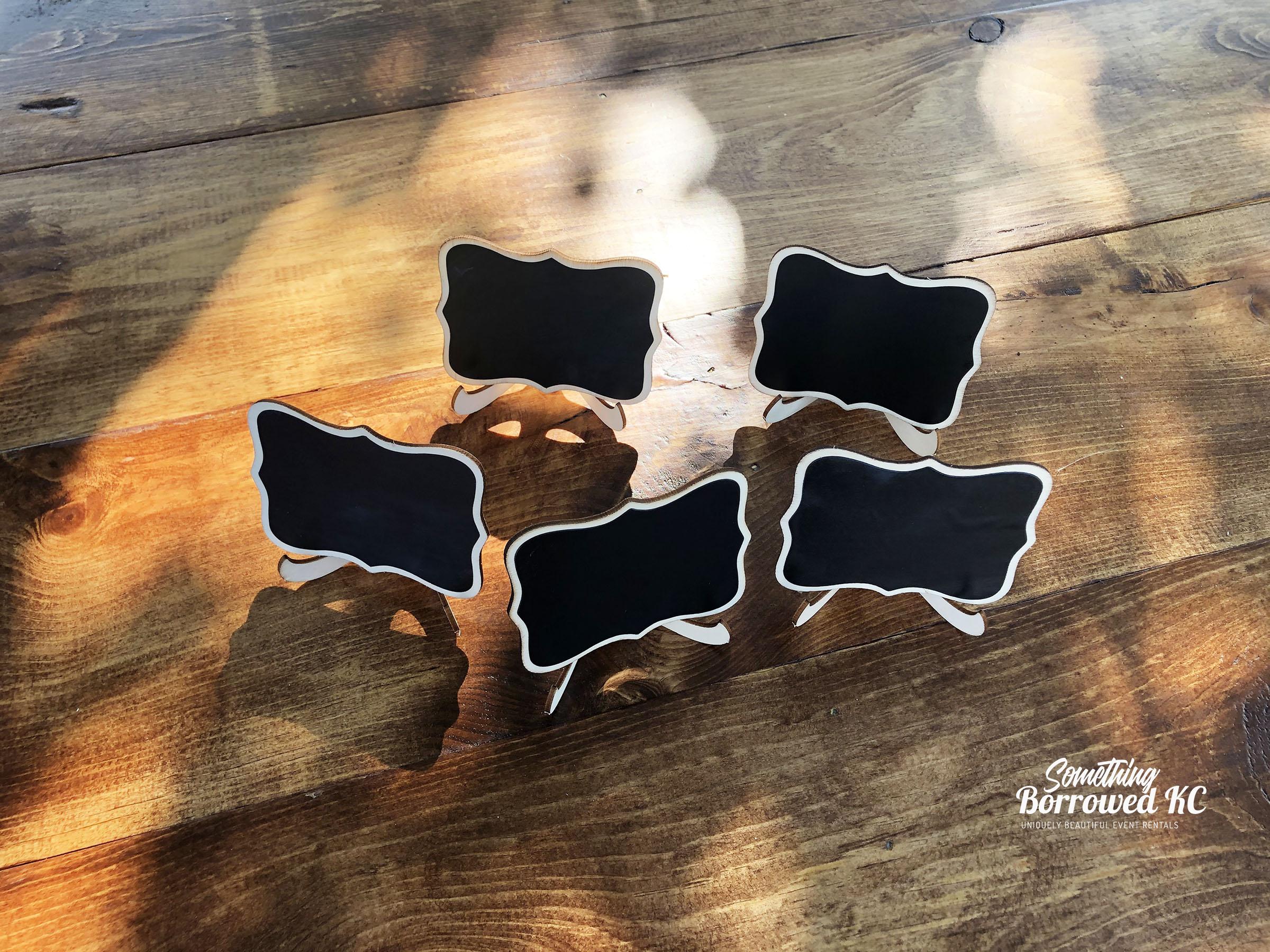 Mini Chalkboard Labels 1 Something Borrowed KC