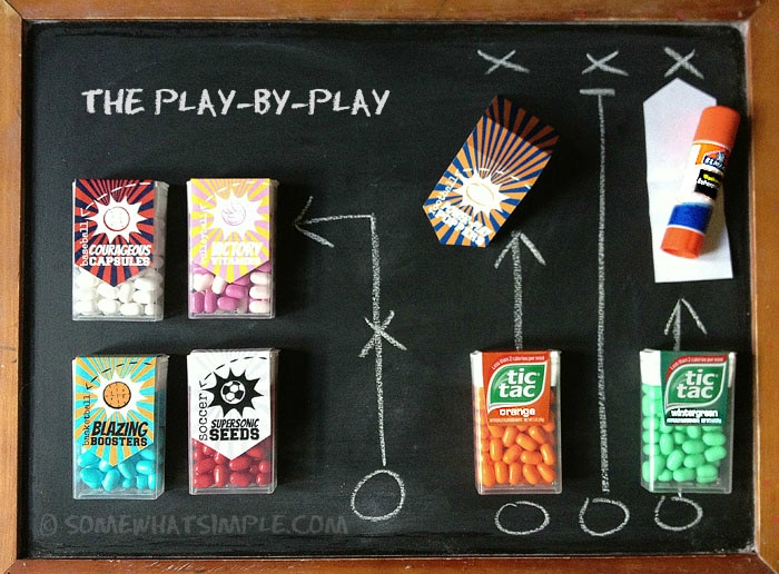 Sport Tic Tac Labels // The Super Six from Somewhat Simple