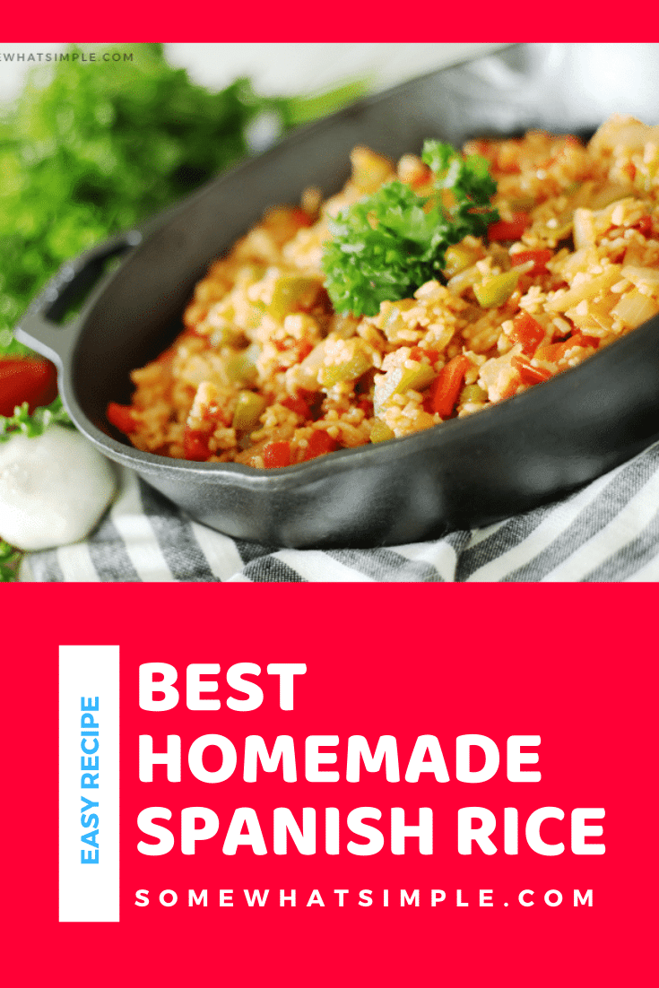 Easiest Homemade Spanish Rice Recipe + Video Somewhat Simple