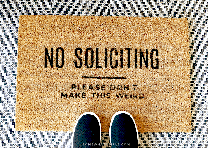 DIY Funny Mat with Cricut Somewhat Simple