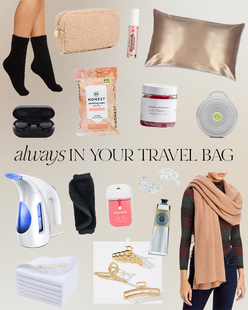Travel Bag Essentials Somewhere, Lately