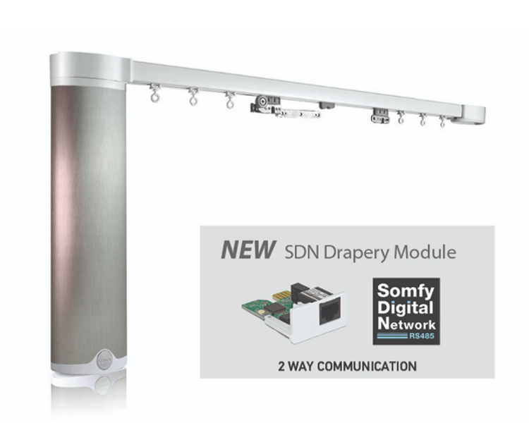 New Somfy Digital Network Components for Drapery Motors