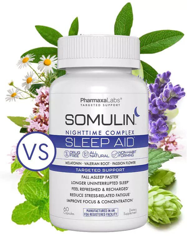 Somulin The 1 Rated AllNatural Sleep Aid Supplement