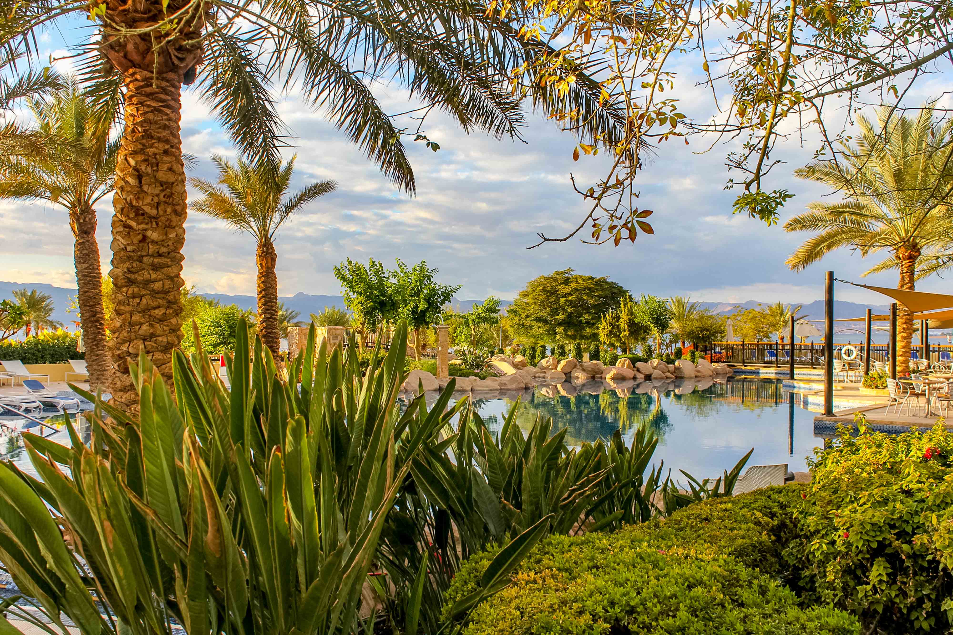 Jordanien Hotel Mövenpick Resort & Spa Tala Bay Aqaba so nah und so