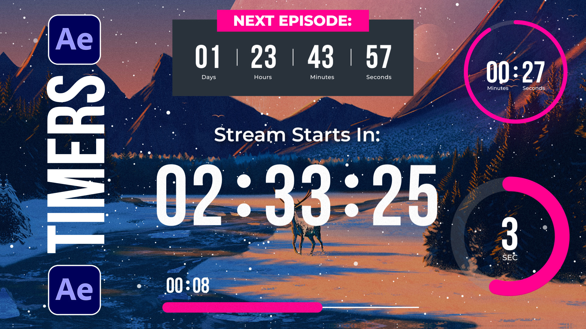 Create Any Countdown Timer Motion Graphic SonduckFilm