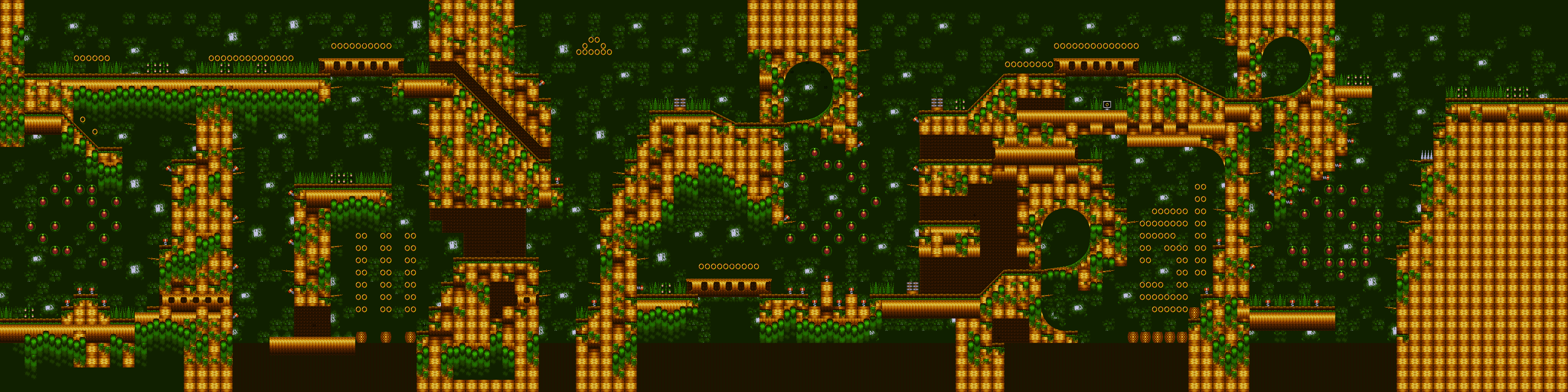 Sonic Triple Trouble Maps The Sonic Center