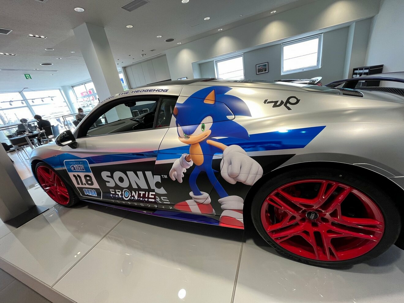 SEGA and Audi Are Selling This OneofaKind Sonic Frontiers Racing Car