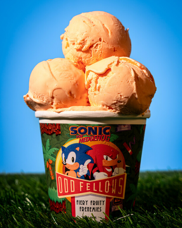 OddFellows Ice Cream Releasing SonicInspired Flavors As Part of Fast