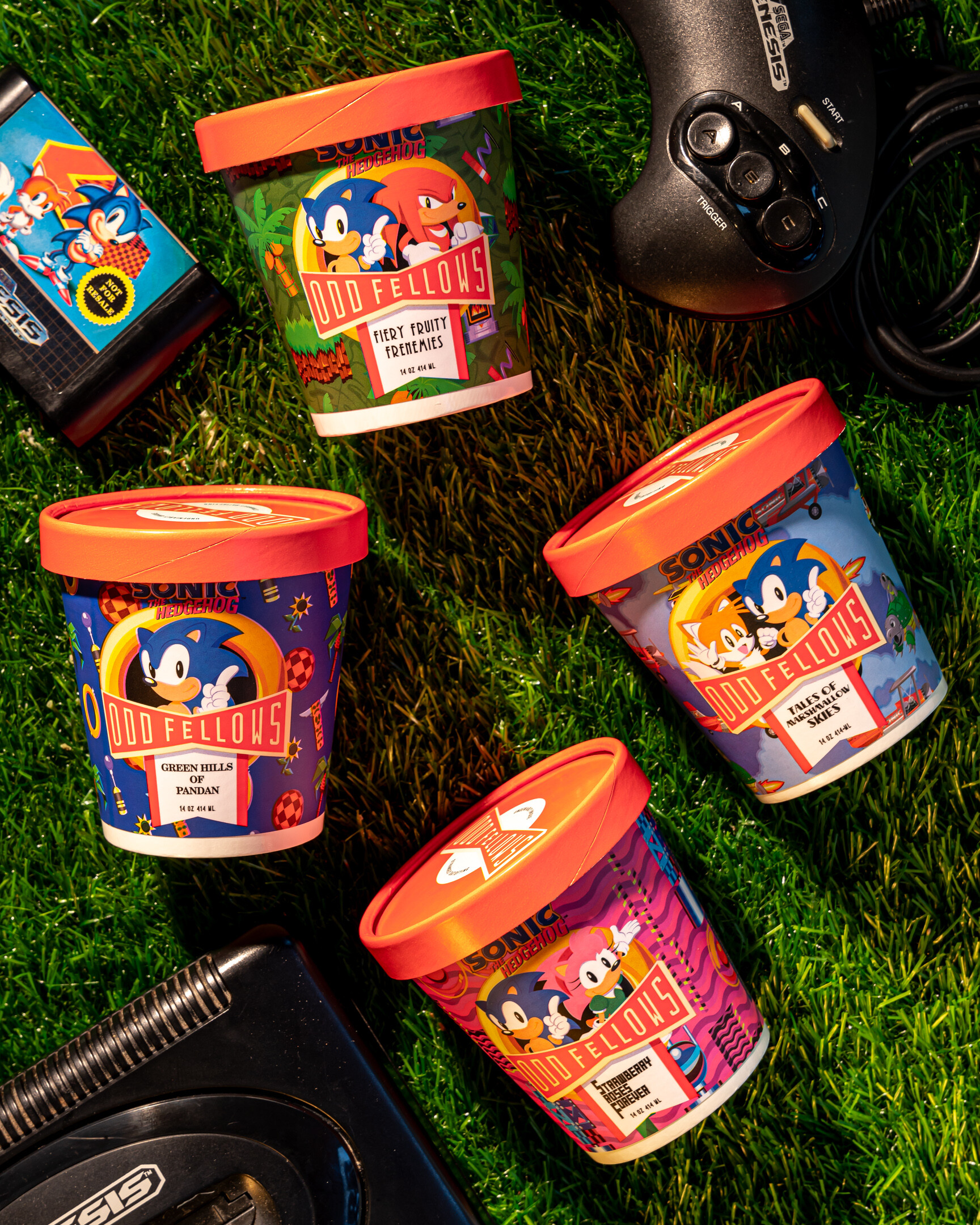 OddFellows Ice Cream Releasing SonicInspired Flavors As Part of Fast