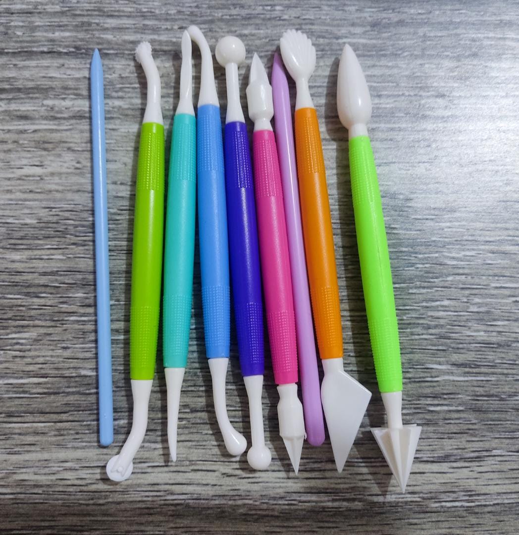 9 PC Modelling Tool Set Sonkas Baking Materials