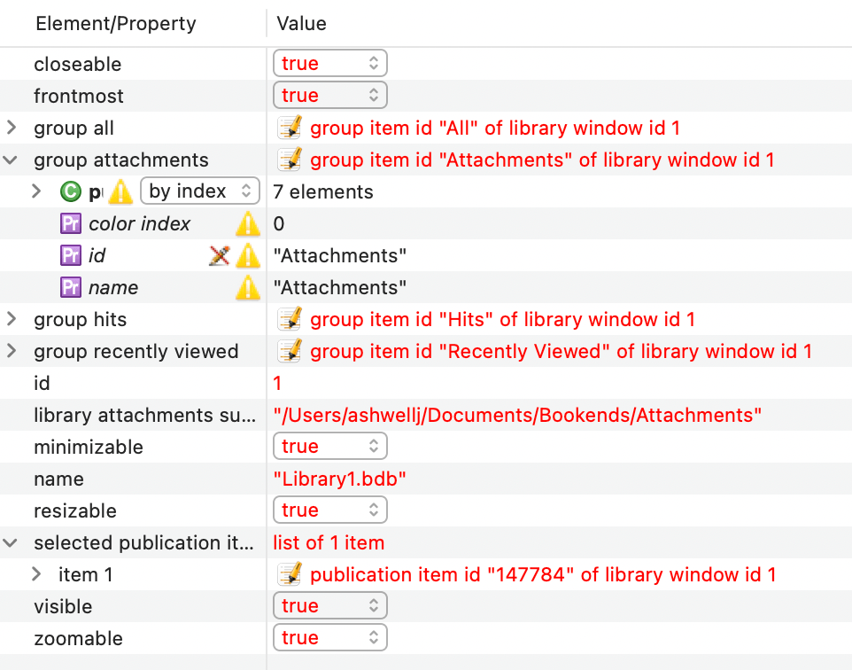 Bookends — Scripting