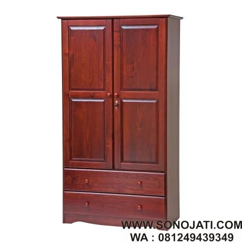 Lemari Pakaian Kayu LP18 Sono Jati Furniture