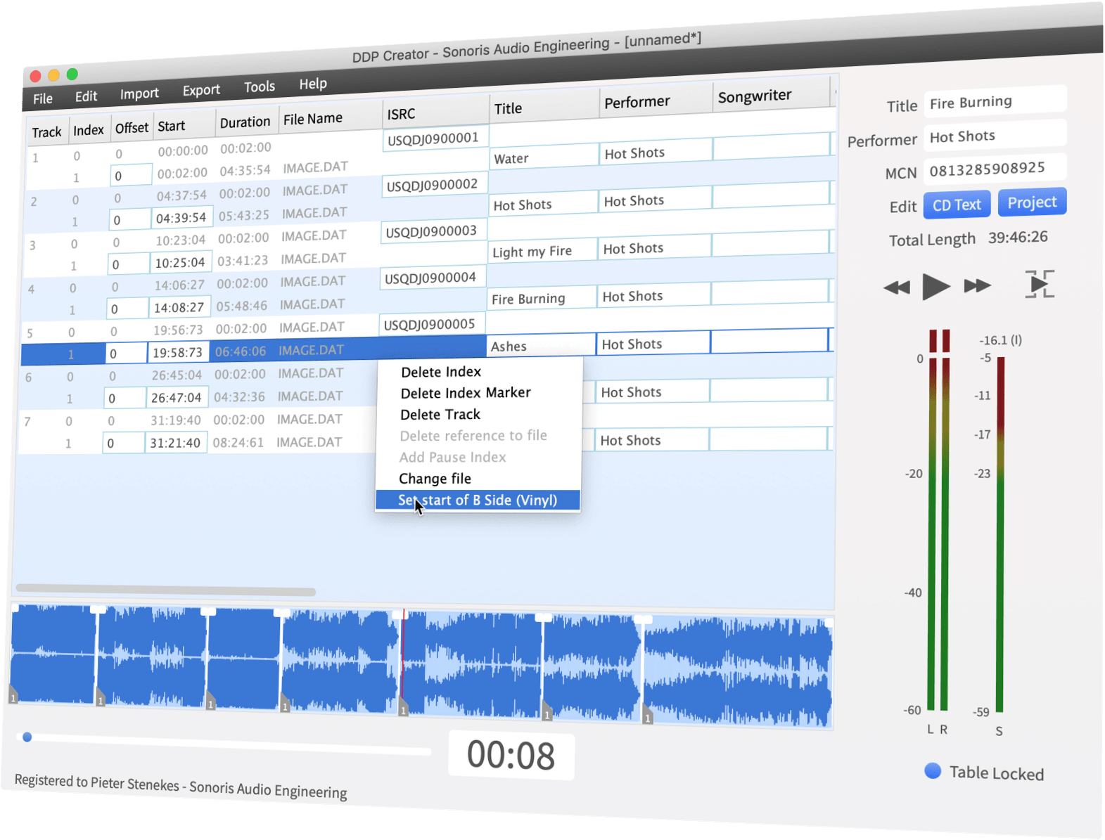 Sonoris Audio Engineering Professional Mastering Software