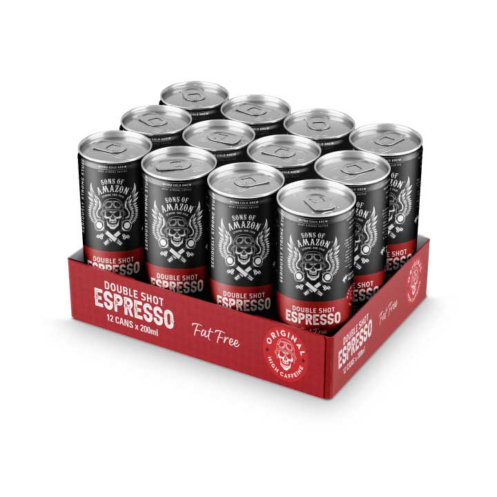 Nitro Cold Brew Double Shot Espresso Sons of Amazon