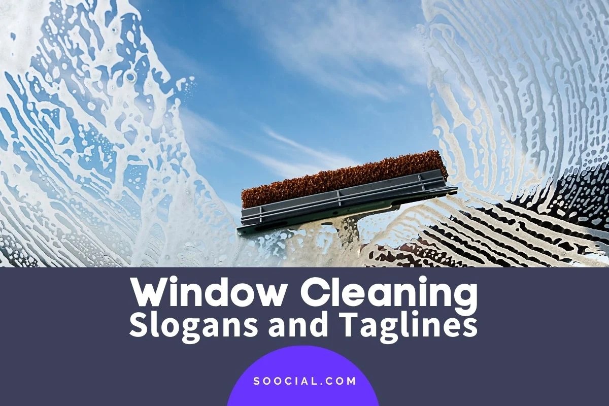 433 Window Cleaning Slogans and Taglines That Sparkle and Shine Soocial