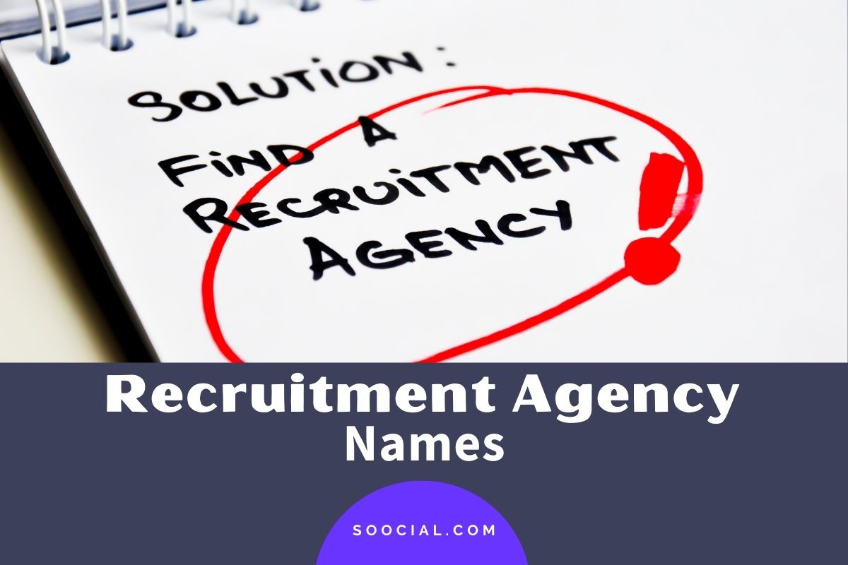 717 Recruitment Company Name Ideas To Headhunt Success Soocial
