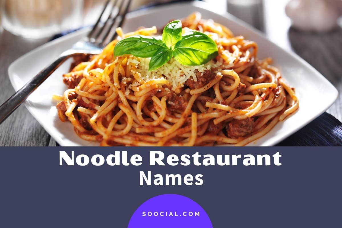 323 Catchy Noodle Restaurant Name Ideas Soocial
