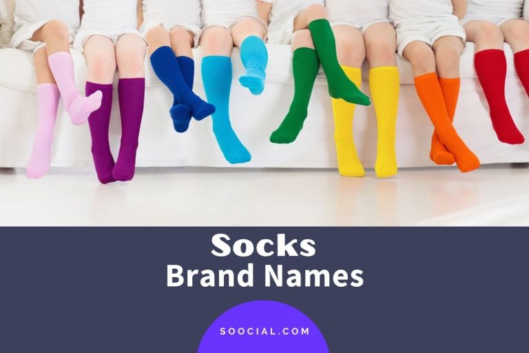 309 Socks Brand Name Ideas that Will Make Your Feet Happy Soocial