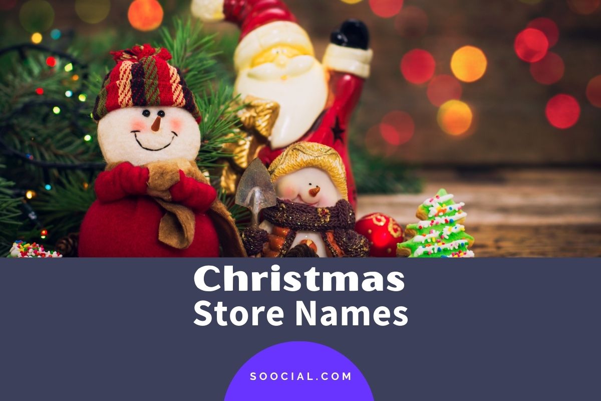 309 Christmas Store Name Ideas With the Holiday Spirit Soocial