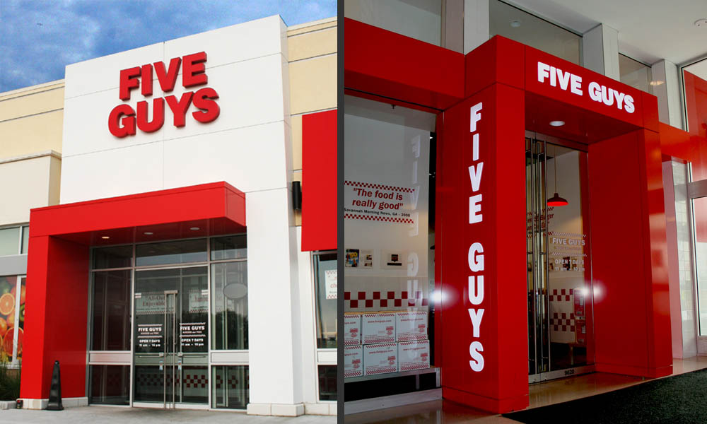 Five Guys Chicago Ridge SOOS Architects
