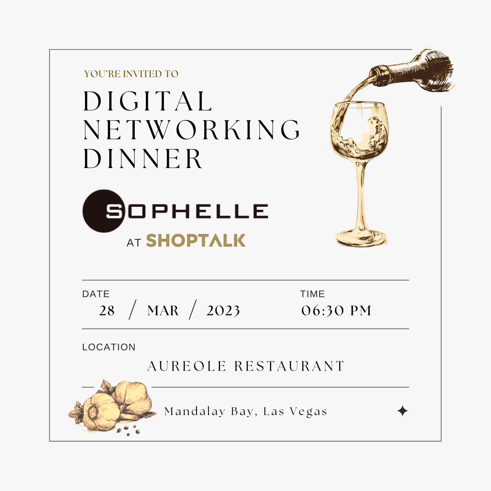 Digital Networking Dinner Las Vegas Sophelle