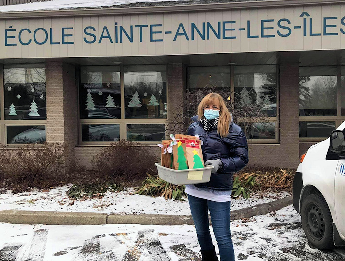 Les élèves de SainteAnnedeSorel répandent la joie