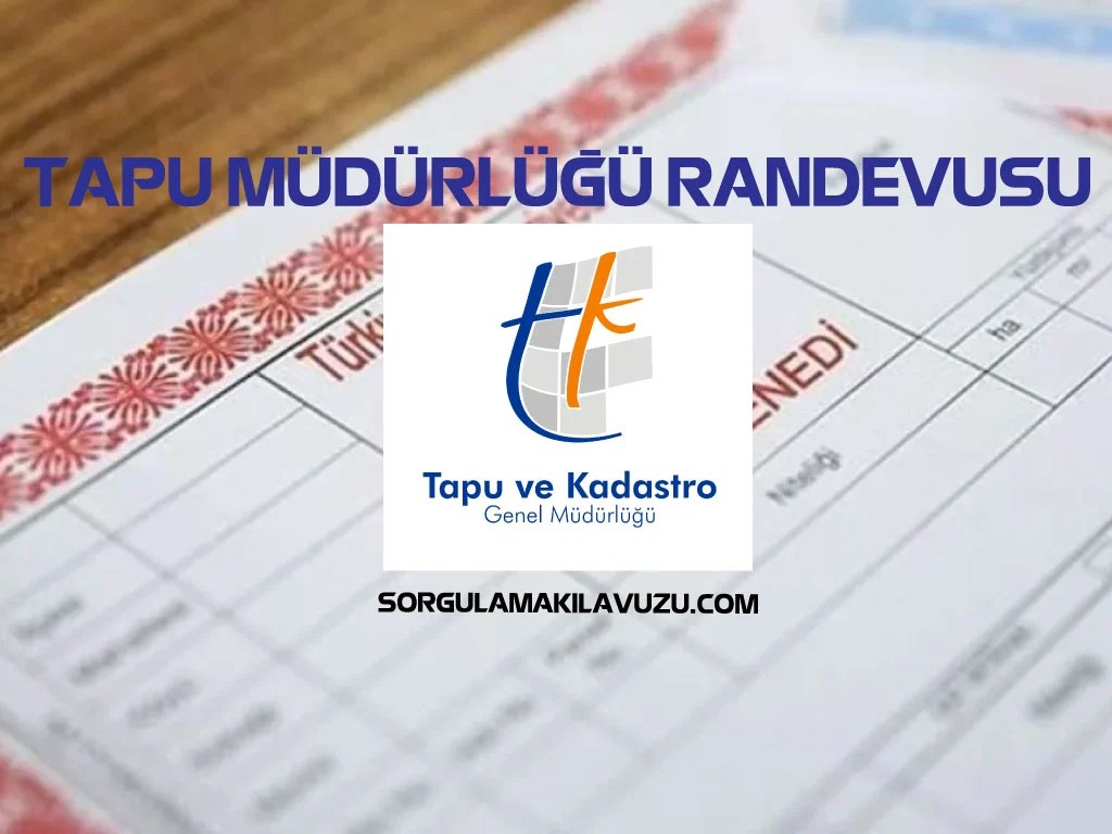 Süleymanpaşa Tapu Müdürlüğü Online Randevu