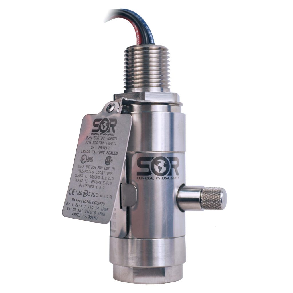 Explosion Proof Pressure Switches SOR Controls Group